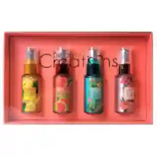 Setting Spray / Set De Fijadores Faciales Beauty Creations 4 Unidades X120ml