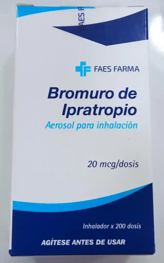 Bromuro De Ipratropio Aerosol Para Inhalacion 20 Mcg/dosis