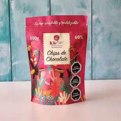 Chips 60% Con Azucar 500gr