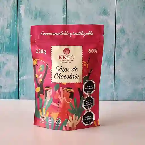 Chips 60% Con Azucar 250gr
