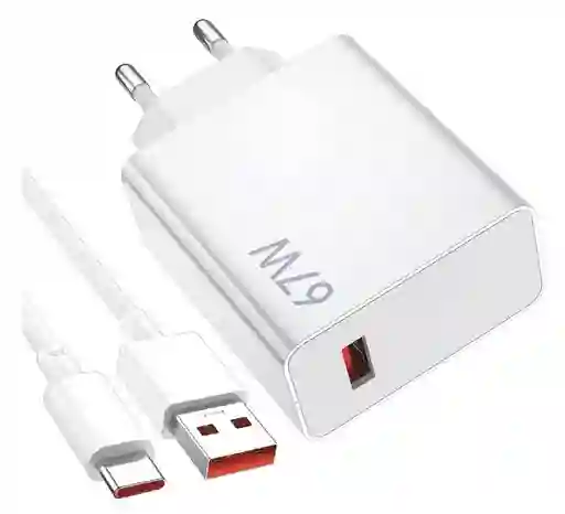 Cargador De Pared Compatible Con Xiaomi 67w Usb-c