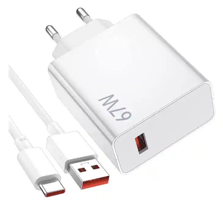 Cargador De Pared Compatible Con Xiaomi 67w Usb-c