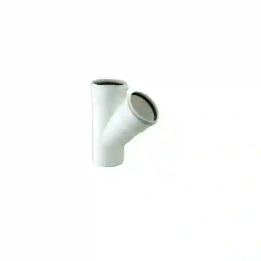 Vee Pvc Sanitario 110x40mm Blanco Con Goma