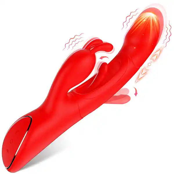 Vibrador Doble Estimulación Punto G Y Clítoris Recargable