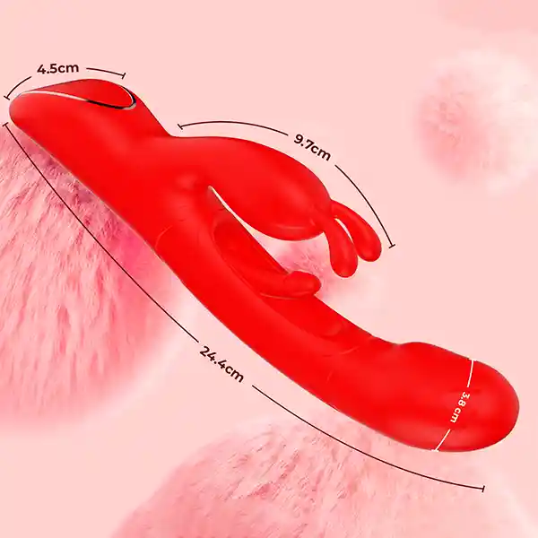 Vibrador Doble Estimulación Punto G Y Clítoris Recargable