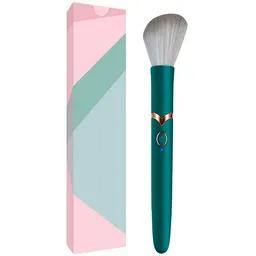 Vibrador Forma De Brocha De Maquillaje De 11cm