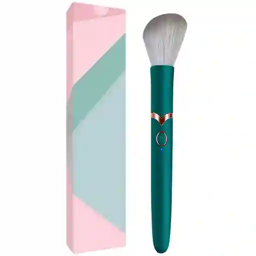 Vibrador Forma De Brocha De Maquillaje De 11cm