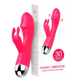 Vibrador Punto G Con Estimulador De Clítoris De 16.2cm