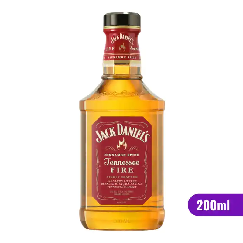 Jack Daniel's Tennessee Fire Petaca 200ml