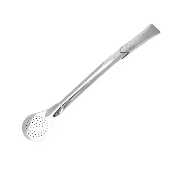 Bombillon Acero Inox Pico De Rey 19 Cm