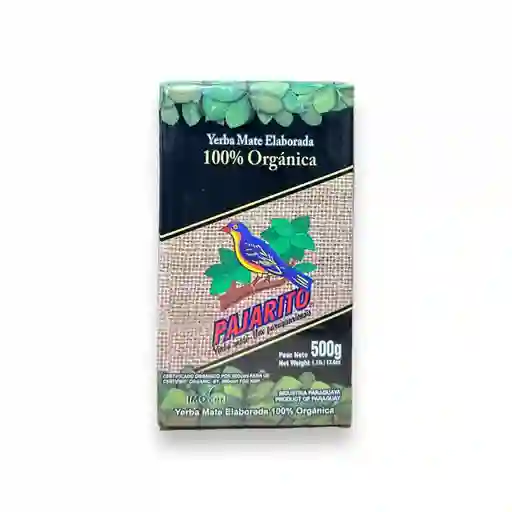 Yerba Mate Pajarito Orgánica 500 Grs