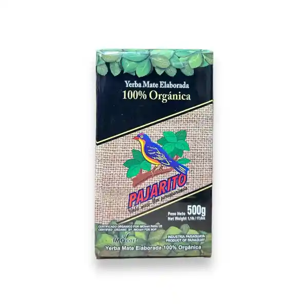 Yerba Mate Pajarito Orgánica 500 Grs