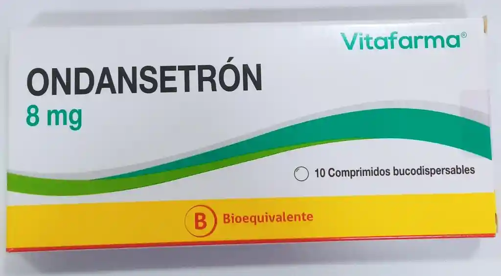 Ondansetron 8 Mg Comprimidos Bucodispersables X 10 Unidades