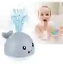 Ballena Lanza Agua Con Luces Juguete De Baño Bebe