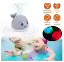 Ballena Lanza Agua Con Luces Juguete De Baño Bebe