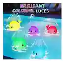 Ballena Lanza Agua Con Luces Juguete De Baño Bebe