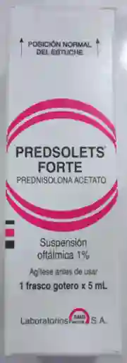 Predsolets Forte ( Prednisolona Acetato) 1% 5 Ml