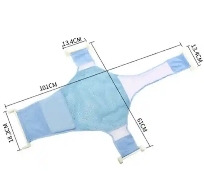 Hamaca Malla Para Bañera Tina De Bebe 4 Puntas