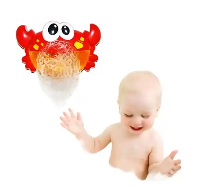Juguete Cangrejo Burbujas De Baño Tina Para Bebe