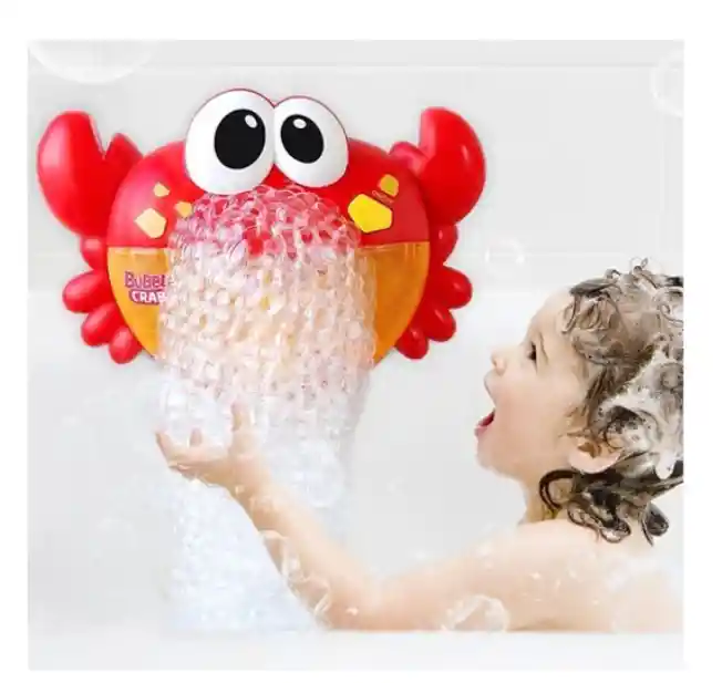 Juguete Cangrejo Burbujas De Baño Tina Para Bebe