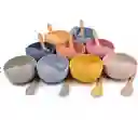 Bowl Con Cuchara De Silicona Para Bebé