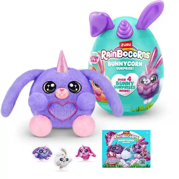 Huevo Bunnycorn Rainbocorns – Morado