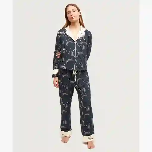 Set Pijama Dreamy Tigres Xl Azul