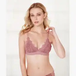 Bralette Dreamy Animal Print S Rosado