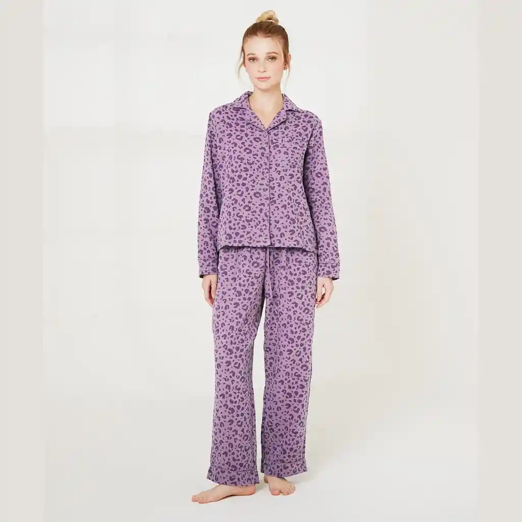 Pijama Dreamy Animal Print S Morado