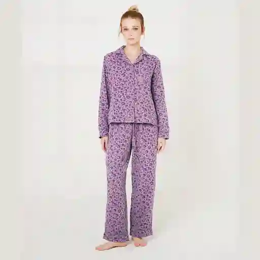 Pijama Dreamy Animal Print L Morado