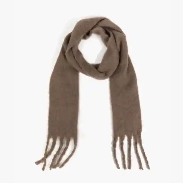 Bufanda Flecos Café