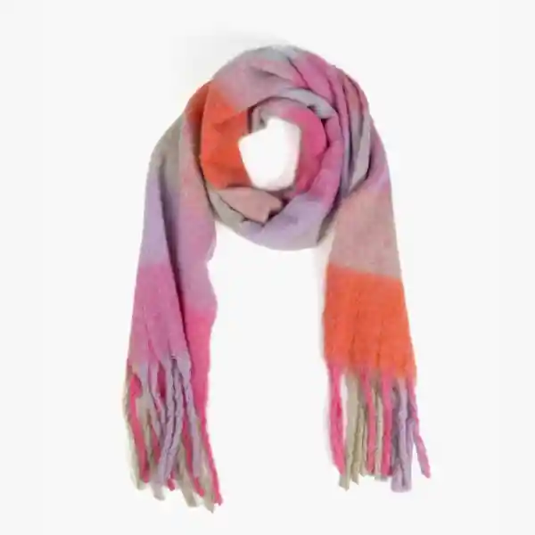 Bufanda Multicolor Rosado