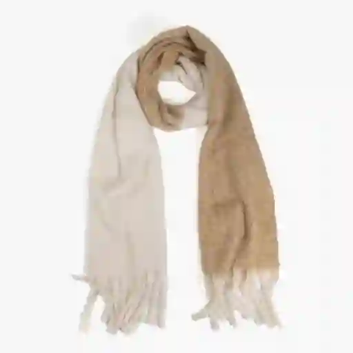 Maxi Bufanda Bicolor Beige