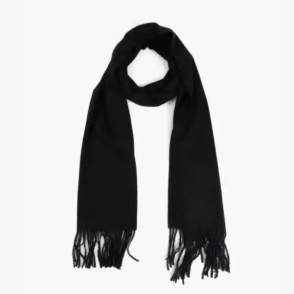 Bufanda Unicolor Soft Negro