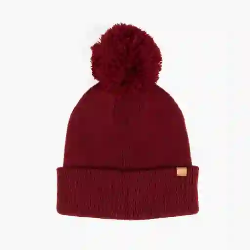 Gorro Pompón Burdeo