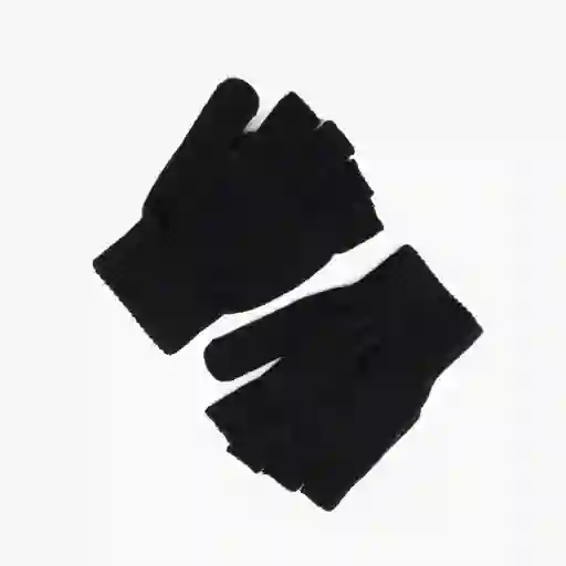 Guantes Mitones Negro