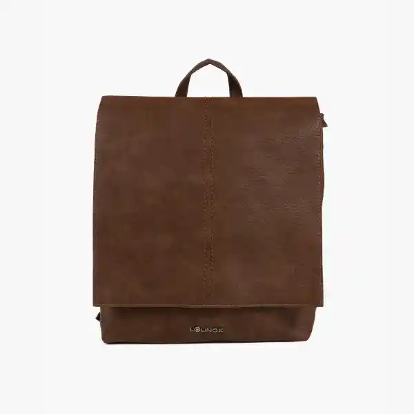 Mochila Diseño Costuras Café