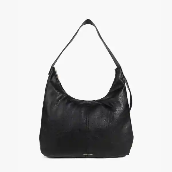 Cartera De Hombro Notebook Diseño Costuras Negro