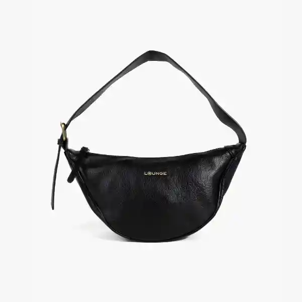 Cartera De Hombro Cuero Negro