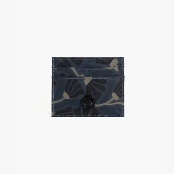 Tarjetero Estampado Negro