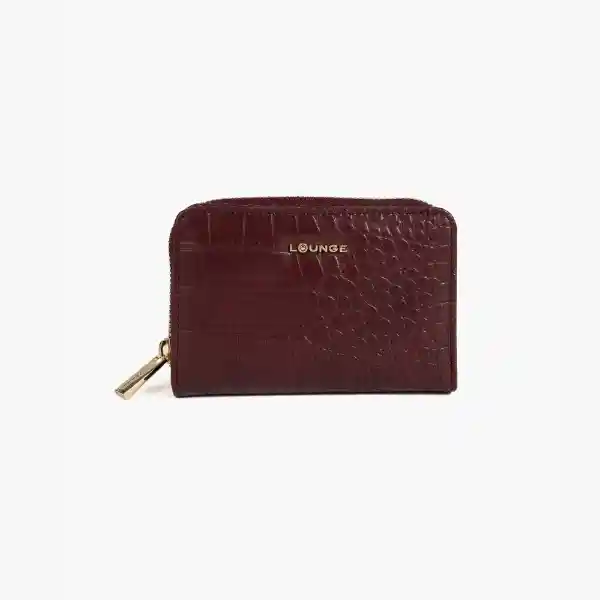 Billetera Croco Burdeo