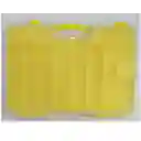 Caja Mosquera Silver Wave 20 Compartimientos Amarilla 500gr 29x19x6cms