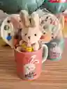 Tazón De Pascua Con Dos Paletas Y Peluche