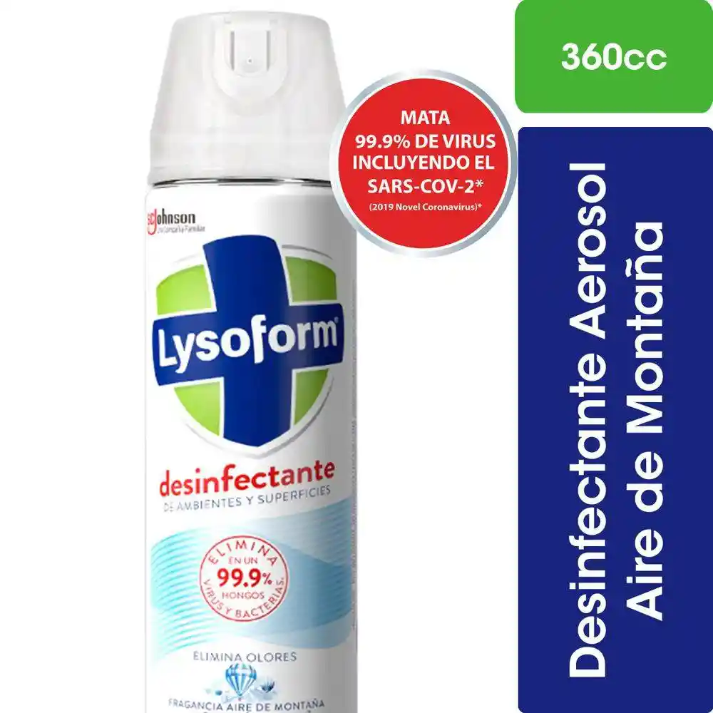 Lysoform Desinfectante Montaña Lata 360 Cm