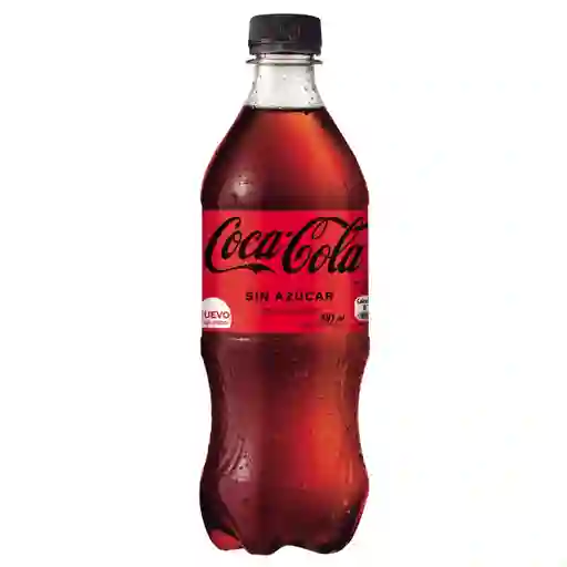 Coca-cola Sin Azucar Bebida Gaseosa En Botella 591cc