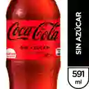 Coca-cola Sin Azucar Bebida Gaseosa En Botella 591cc