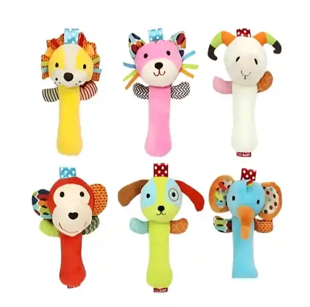 Sonajero Para Estimulación Temprana Bebé Peluche