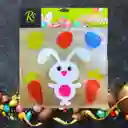🐰 Adhesivo Gel Para Ventanas Con Conejo Y Zanahorias | Decoración De Pascua Infantil