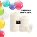 🎈 Pegamento De Gota 12mm (100 Piezas) | Adhesivo Transparente Para Globos Y Decoración De Fiestas
