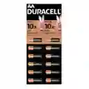 Pack Pilas Aa Duracell 12 Unidades
